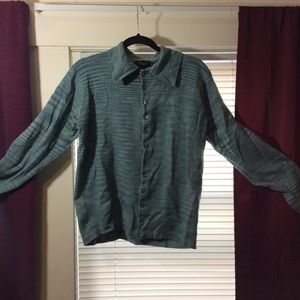 Vintage Saba knitwear green cardigan